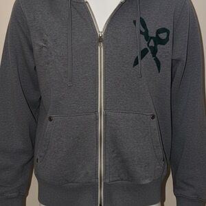 Marc Ecko Gray Hoodie with Scissors Design
